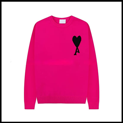 Aurélia - Villapaita sydän kirjailtu naisille