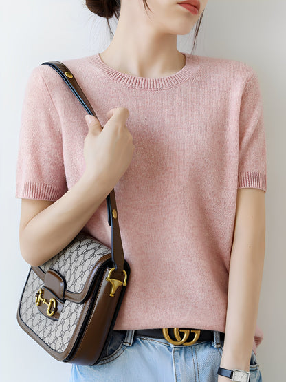 Blandine - Naisten lyhythihainen villapaita