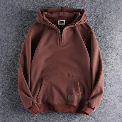 Tommy - Retro-huppari paksulla vetoketjulla miehille