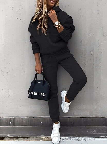 Dianna - Tyylikäs verryttelyasu hupulla naisille