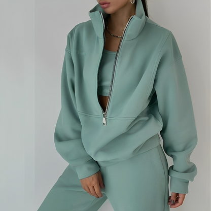 Mélissa - Kaksi-osainen ylisuuri rento verryttelypuku