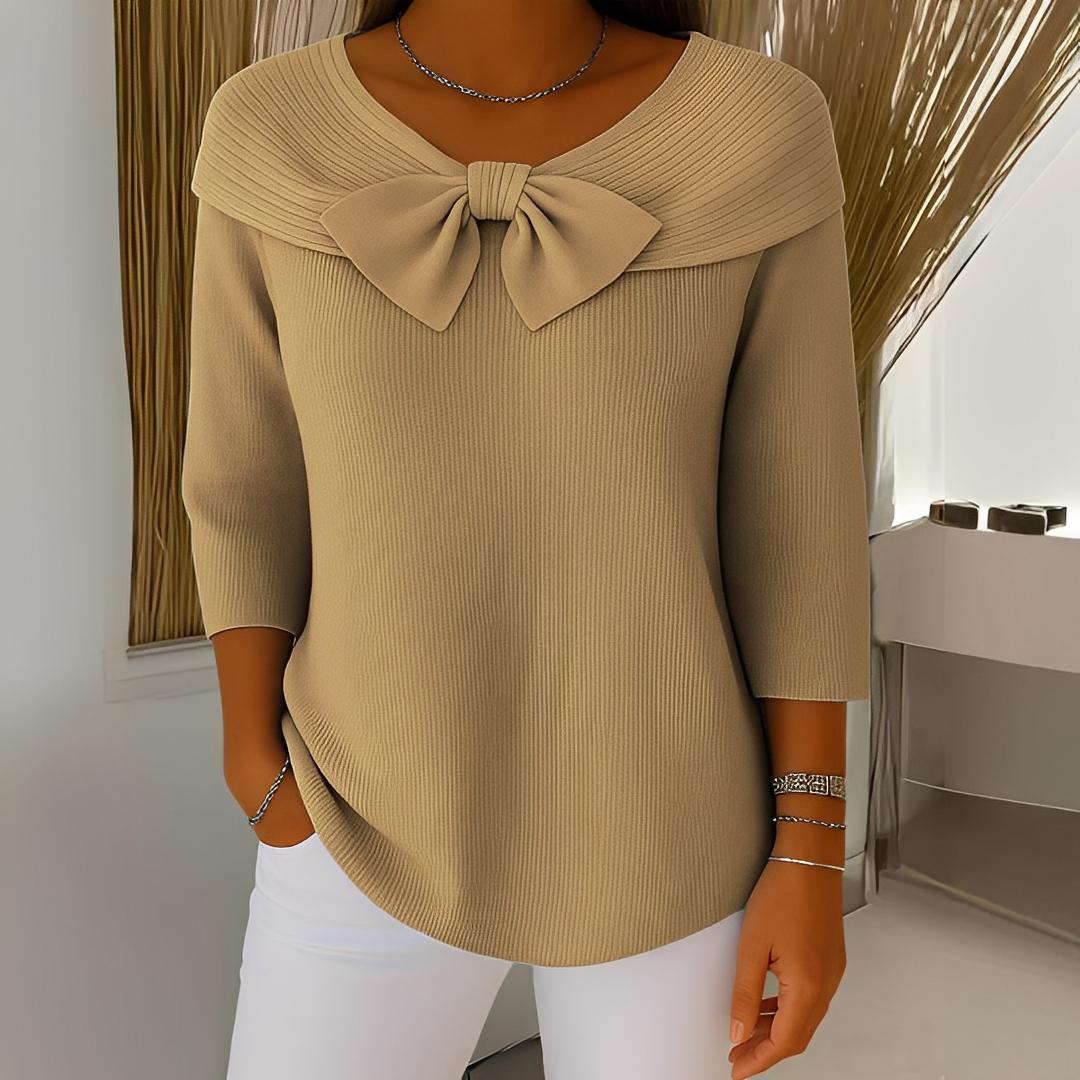 Anina - Neulottu tyylikäs villapaita naisille