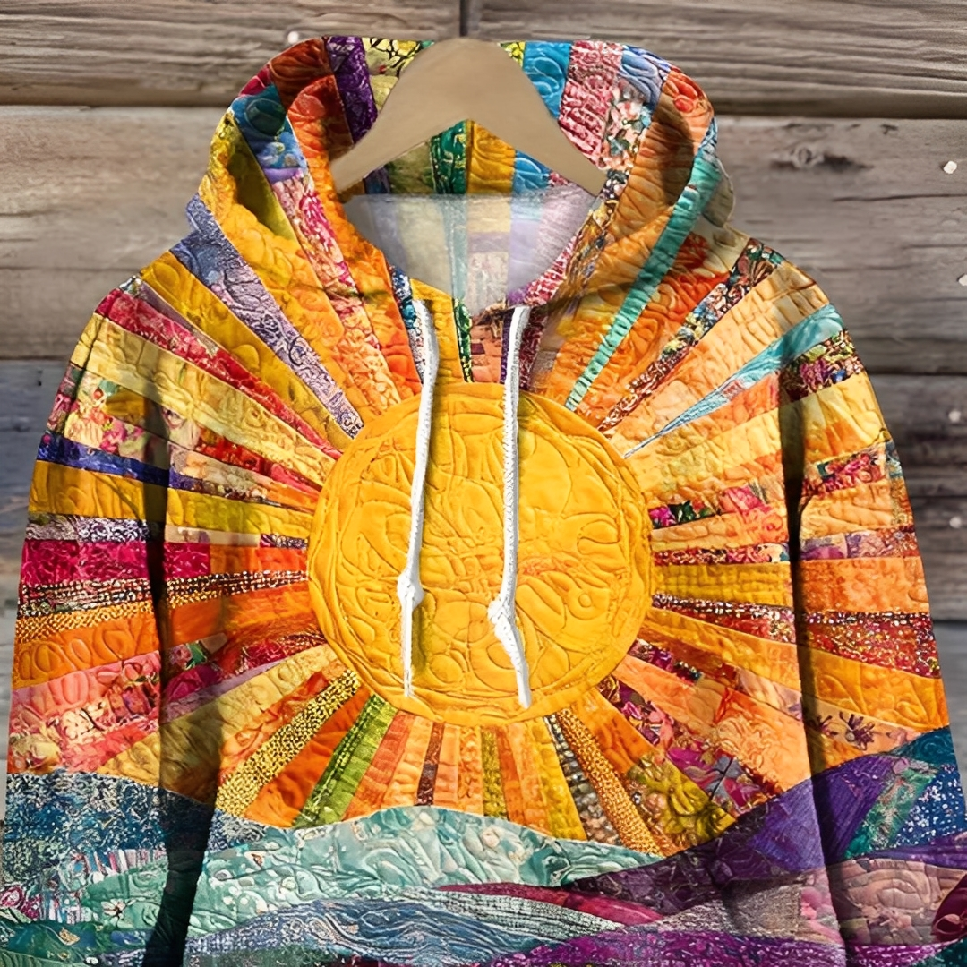 Suzy - Värikäs huppari naisille