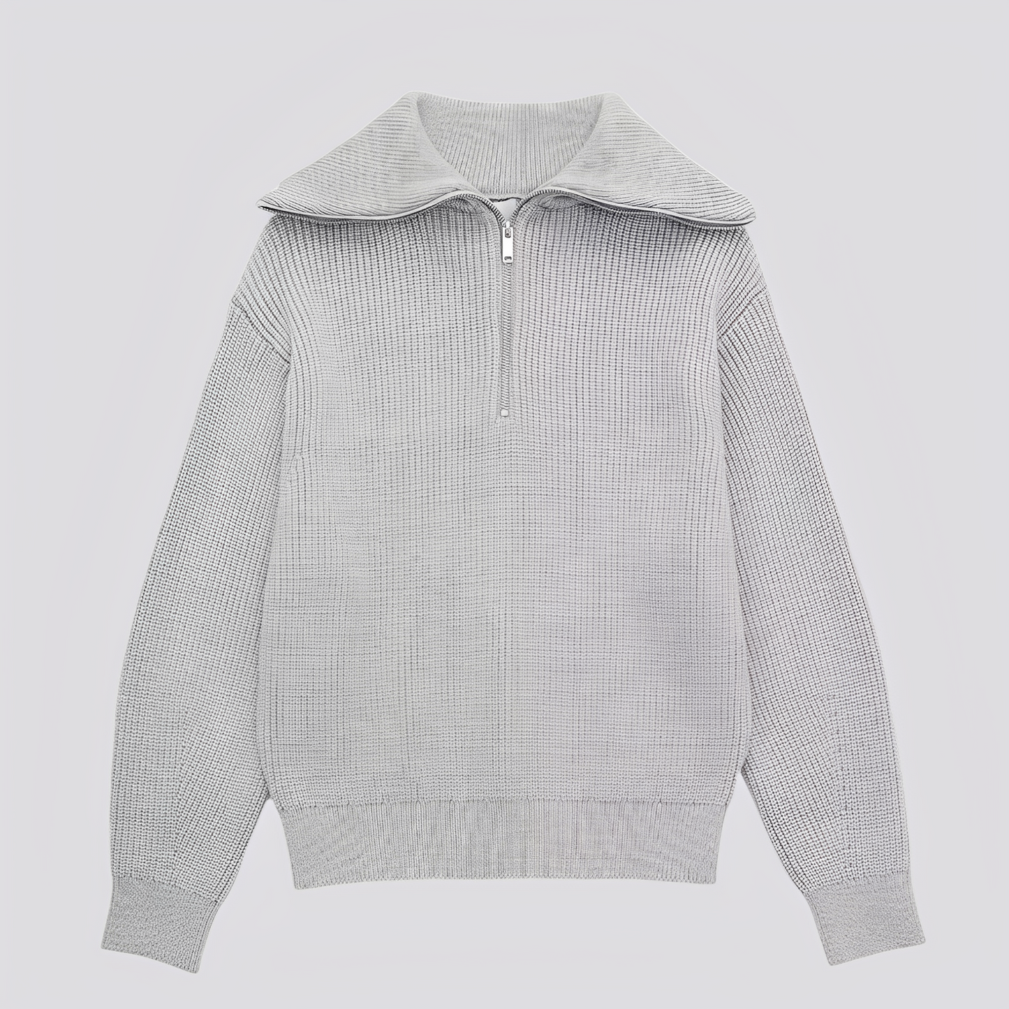 Christine - Tyylikäs raidallinen vetoketjullinen villapaita naisille