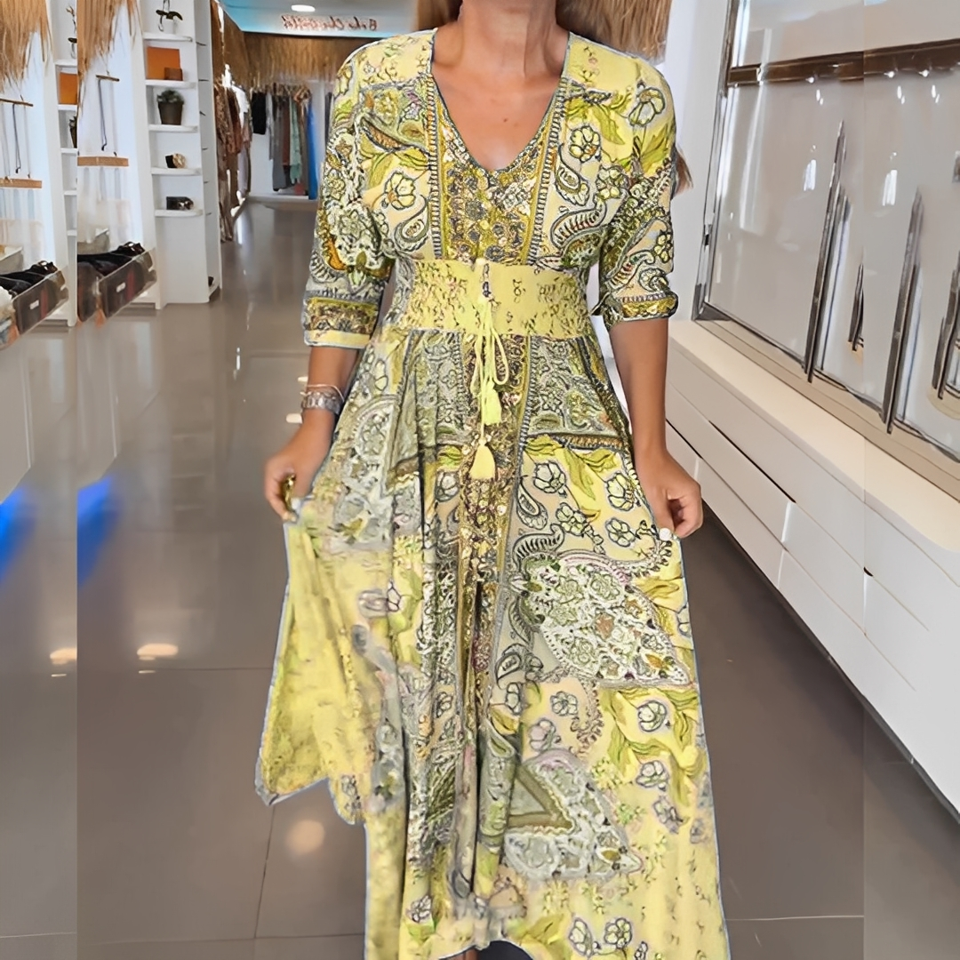 Sébire - Elegantti V-kauluksinen mekko naisille