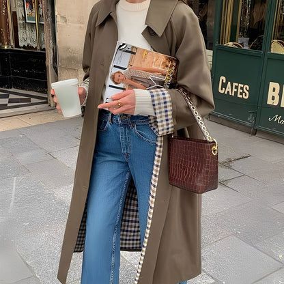 Connie - Nykyaikainen pitkä trenssi naisille