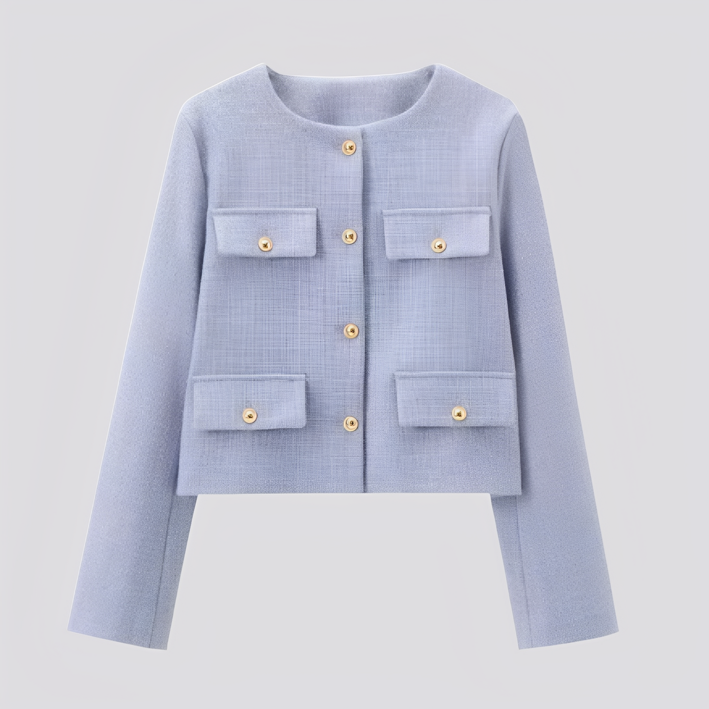 Emelia - Tyylikäs lyhyt takki napeilla naisille