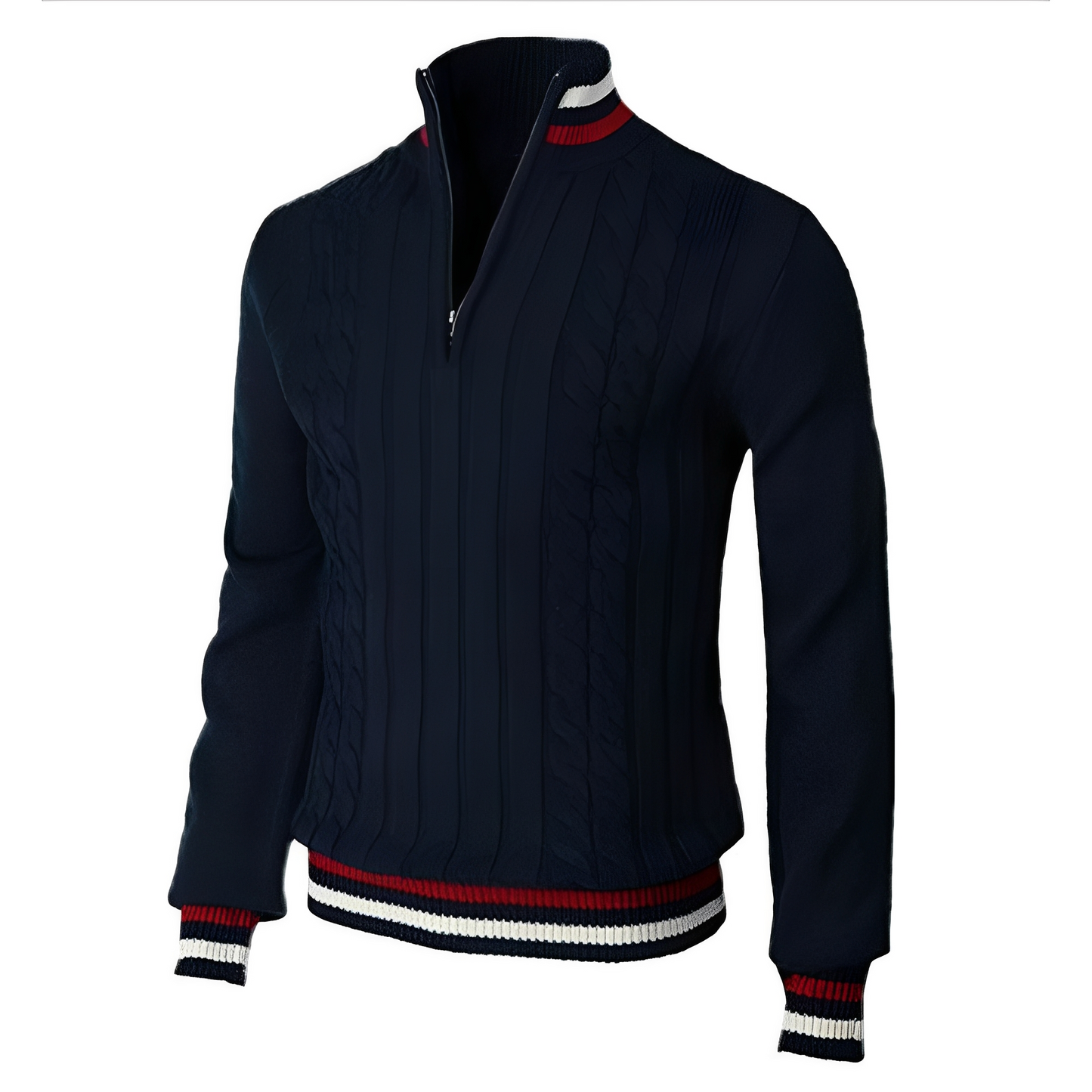 Jerry - Tyylikäs villapaita korkealla kauluksella miehille