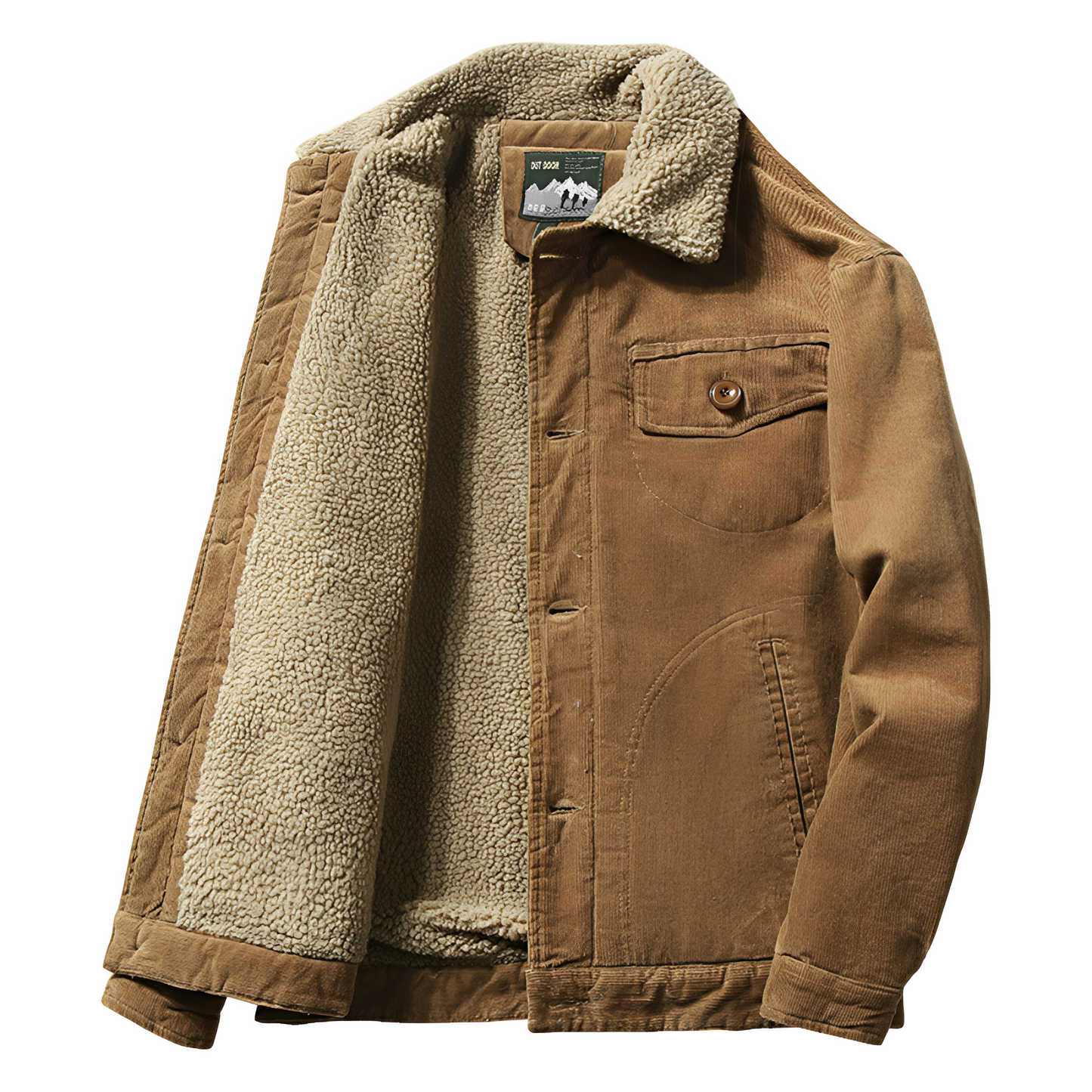 Carl - Tyylikäs samettitakki fleecevuorella miehille