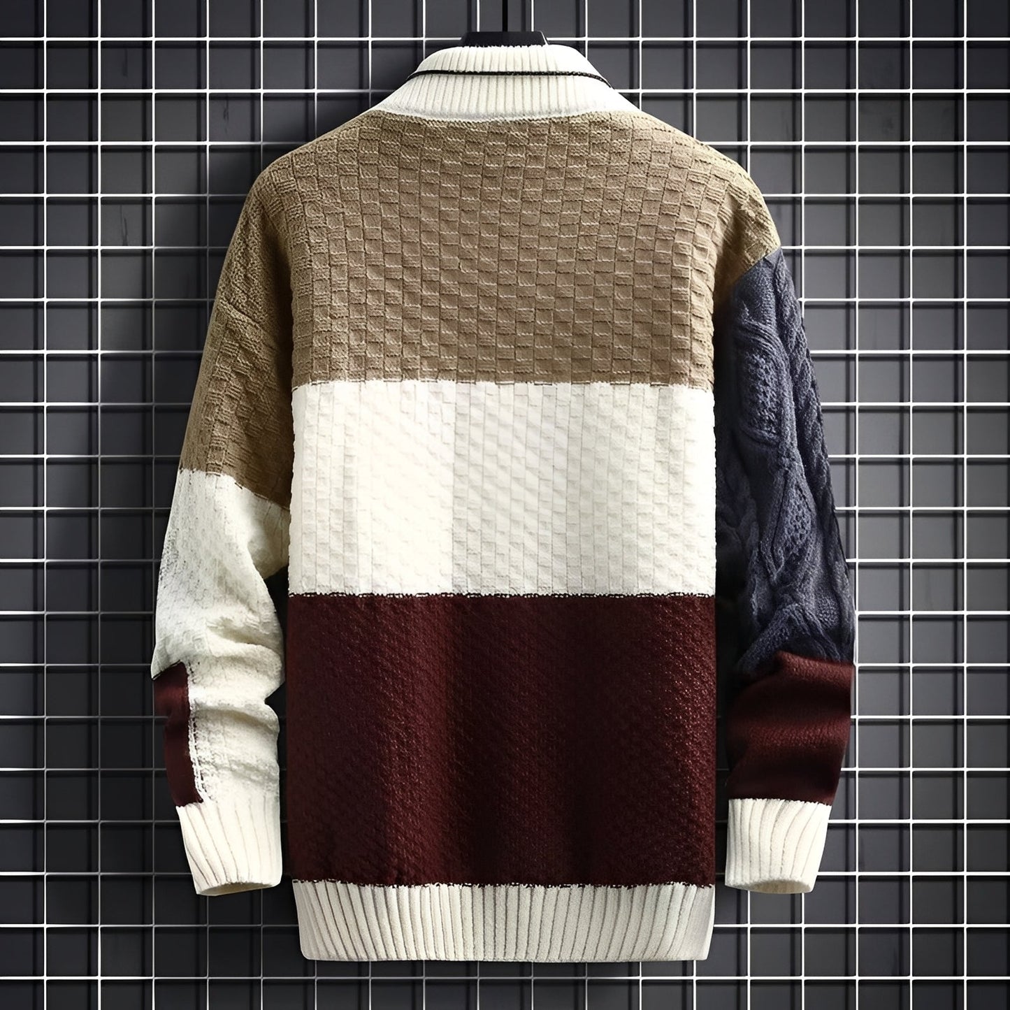 Jonathan - Tyylikäs, rento istuva villapaita miehille