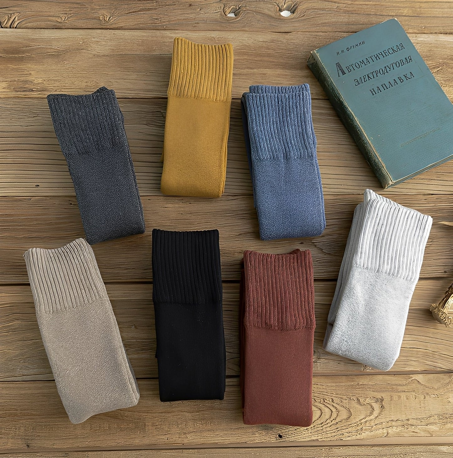 Stephany - Lämpimät, paksut termosukat froteeta naisille