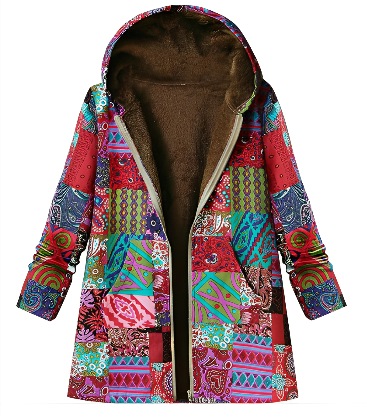 Jaslene - Klassinen, paksu, lämmin parka-takki naisille