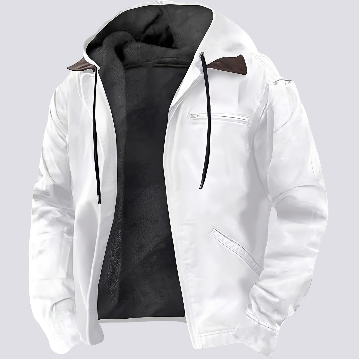 Harris - Väljästi leikattu, topattu takki hupulla miehille