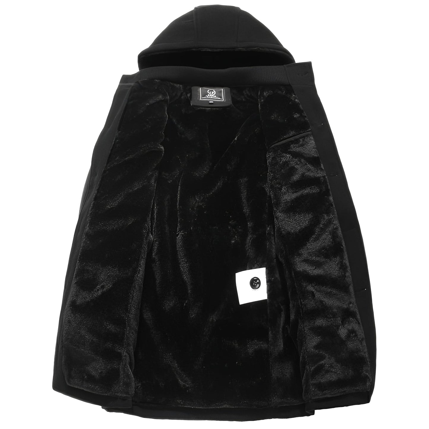 Robert - Moderni, paksu trenssi tekoturkisvuorella miehille