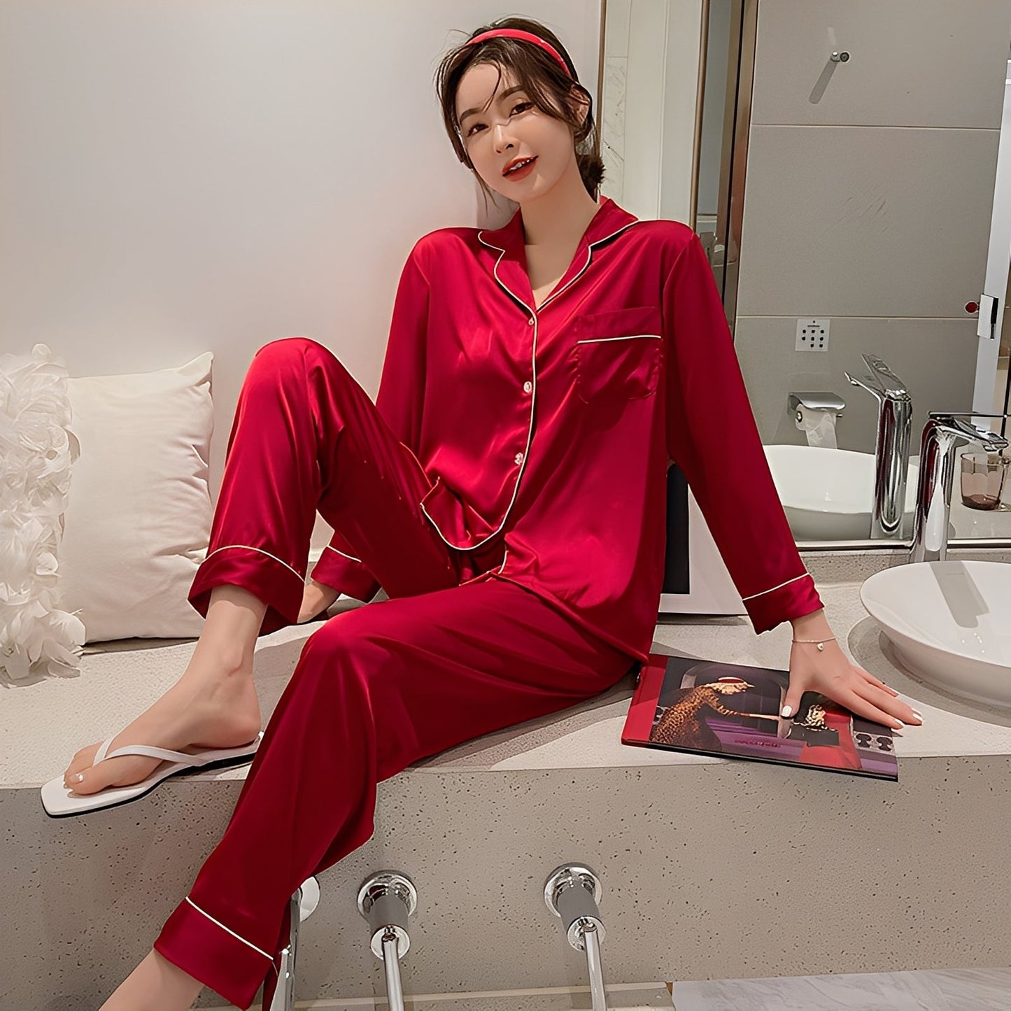 Ella - Tyylikäs kashmirneule naisille Setti