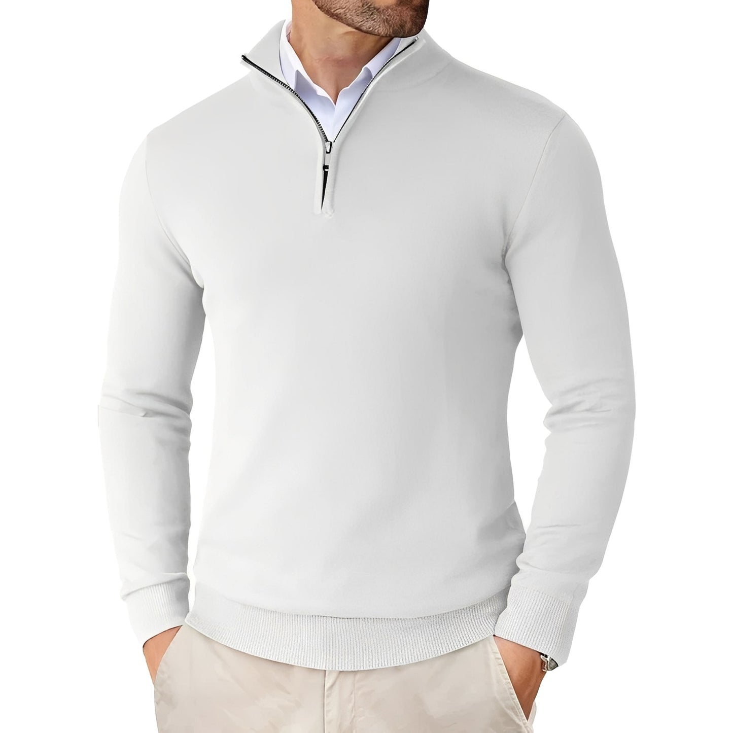 Frank - Moderni, kevyt vetoketjupaita miehille