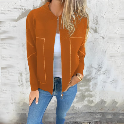 Chelsea - Tyylikäs takki vetoketjulla naisille