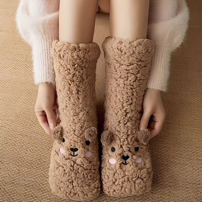 Caelie - Tyylikkäät, suloiset, paksut fleece-sukat naisille