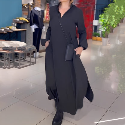 Hélène - Vapaa mekko sivuhalkiolla naisille