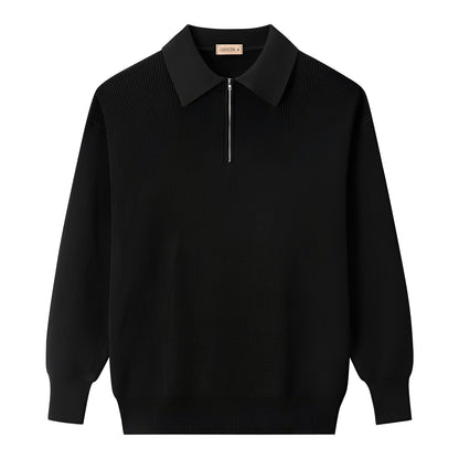 Justin - Moderni villapaita puolikkaalla vetoketjulla miehille