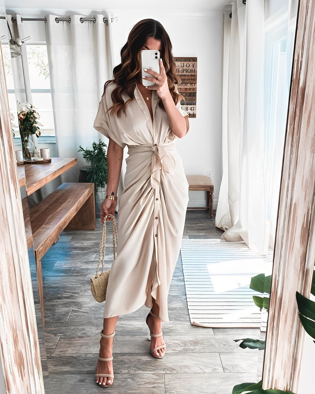 Antoinette - Pitkä elegantti mekko naisille