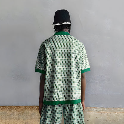 Atem - Tyylikäs paita ja shortsit miehille