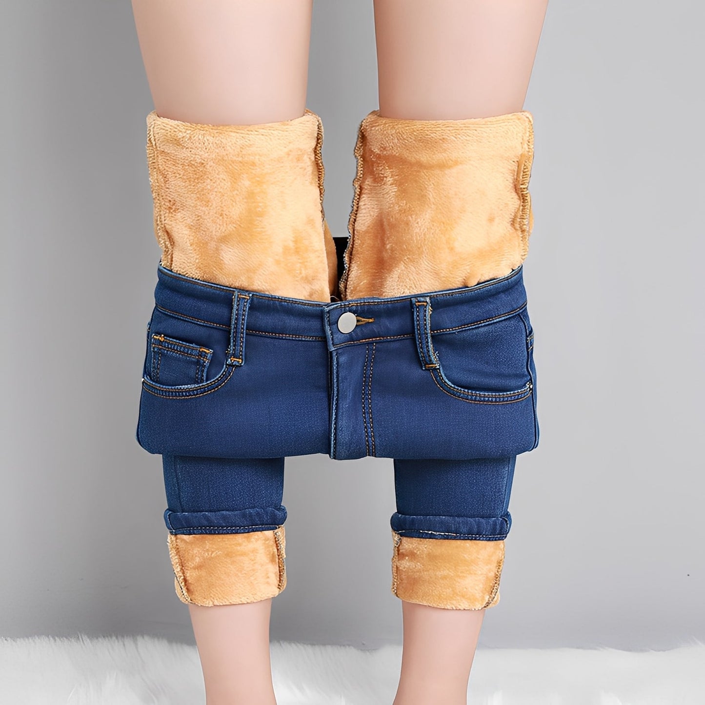 Betty - Lämpimät Thermoskinnyfarkut Naisille