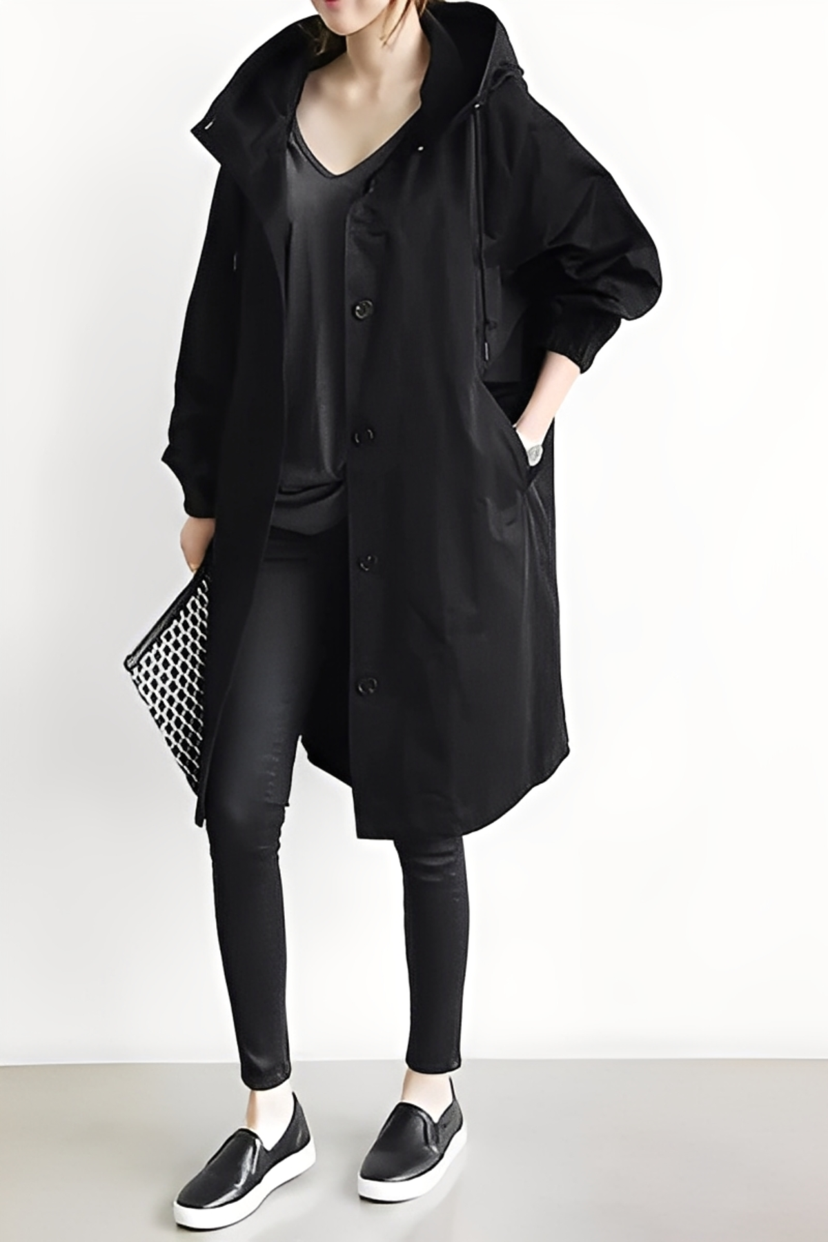 Evy - Ohut ja tyylikäs sadetakki naisille