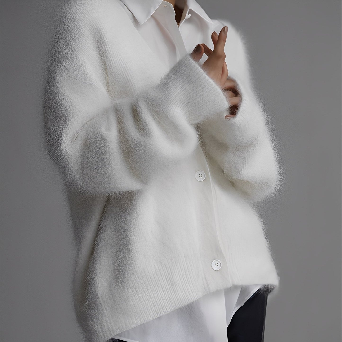 Catherine - Couture-neuletakki naisille