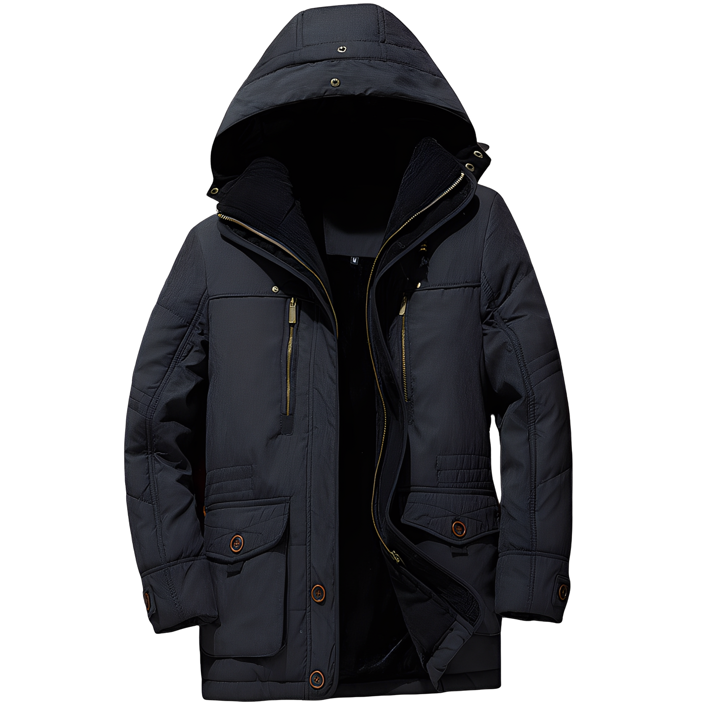 Bruce - Tyylikäs hupparitakki lämpimällä vuorella miehille