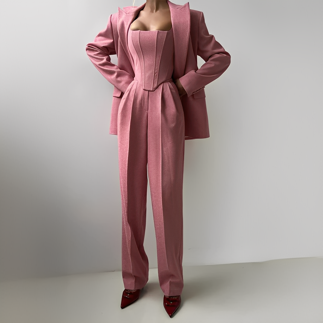 Annadine - 3-osainen tyylikäs ja rento naisille