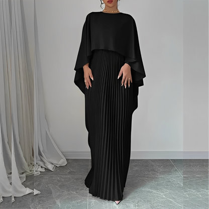 Marilou - Elegantti pliseerattu viittamekko naisille