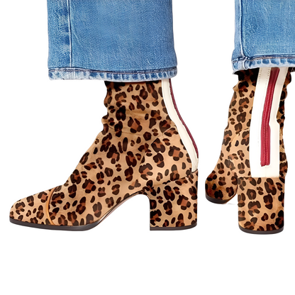 Juliana - Tyylikkäät nilkkurit lohkarekorolla naisille