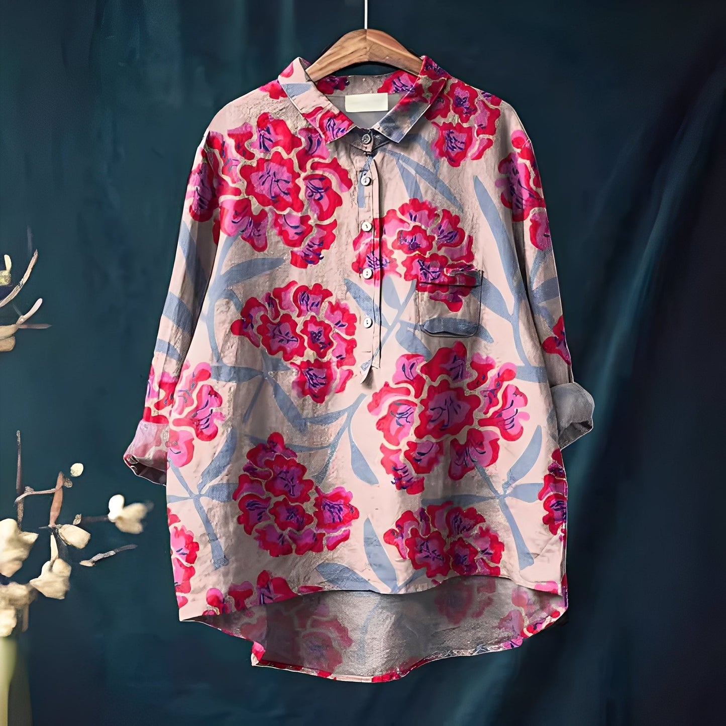 Gwenaël - Naisten pitkähihainen klassinen paita