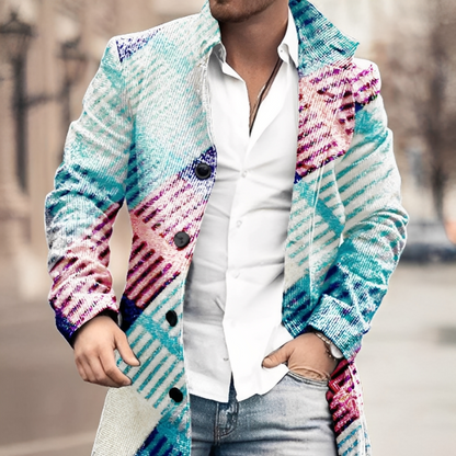 Louison - Pitkä nappitakki tyylikäs miehille