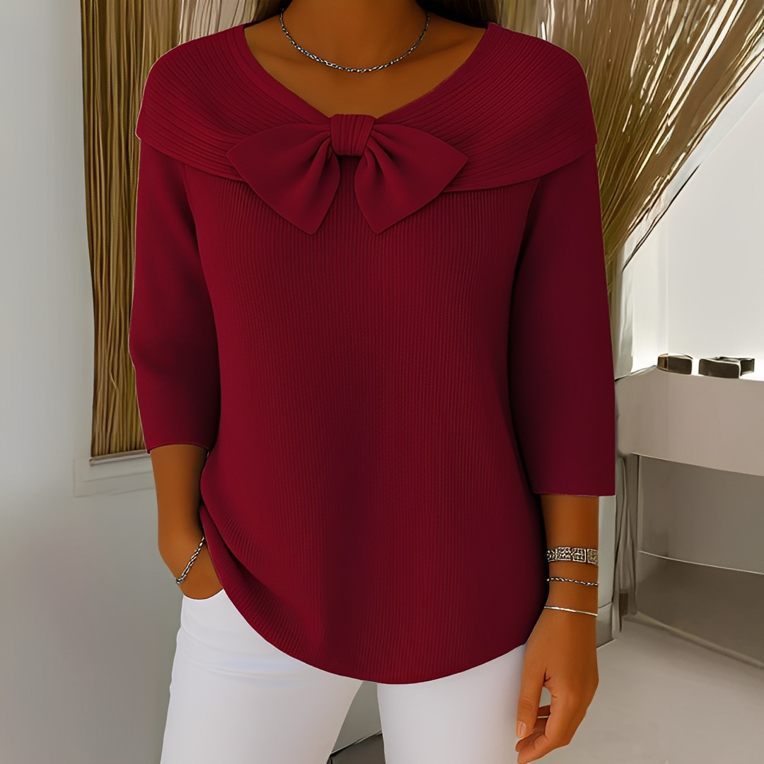 Anina - Neulottu tyylikäs villapaita naisille