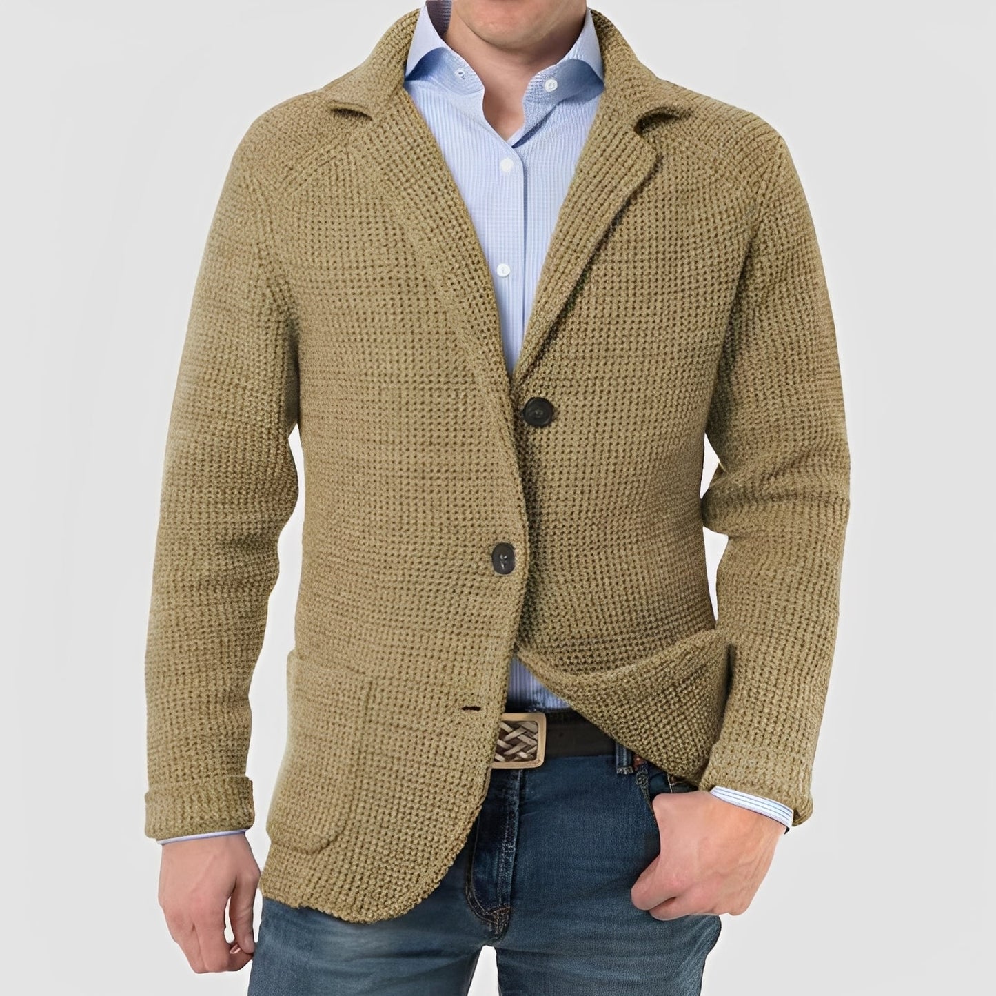 Gerald - Moderni neuletakki läpällisillä taskuilla miehille