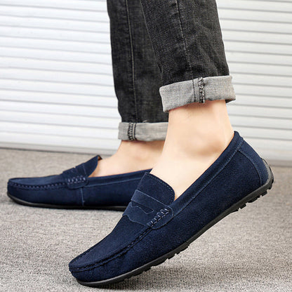 Gibson - Retro-loafer mokkanahasta miehille