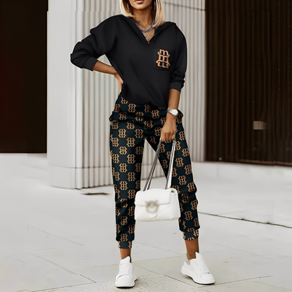 Hollie - Tyylikäs verryttelypuku vetoketjulla naisille