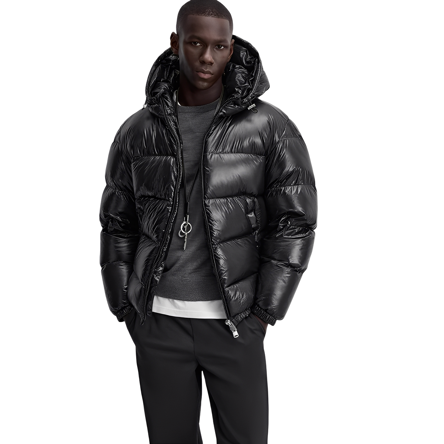 Darrel - Tyylikäs untuvatakki hupulla naisille