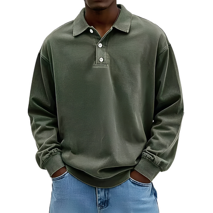 Chris - Klassinen paksu pitkähihainen paita miehille