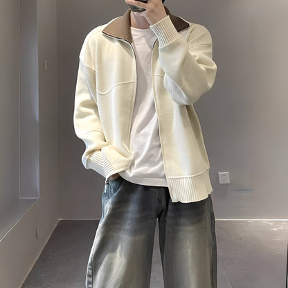 Henry - Muodikas, vapaasti neulottu villatakki miehille