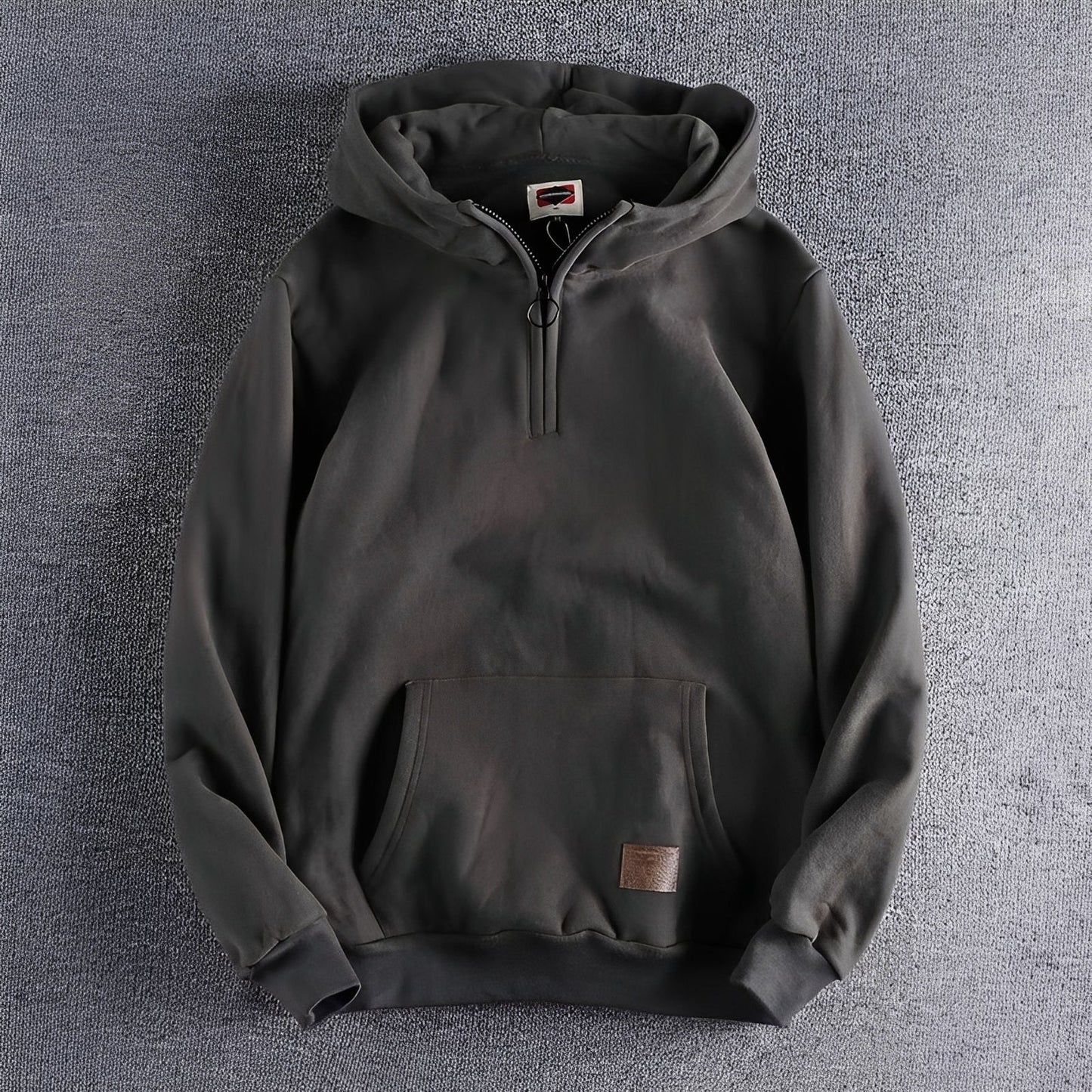 Tommy - Retro-huppari paksulla vetoketjulla miehille