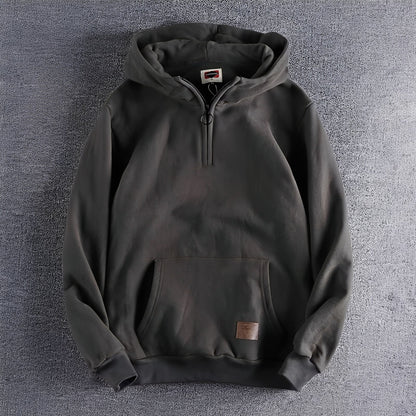 Tommy - Retro-huppari paksulla vetoketjulla miehille