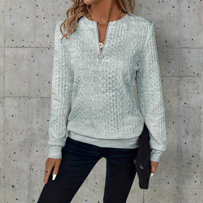 Alison - Rento pitkähihainen naisten collegepaita