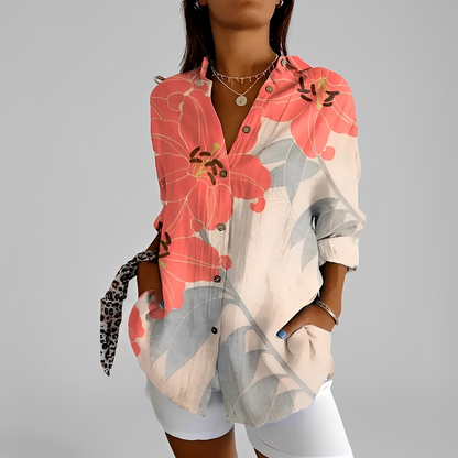 Annick - Elegantti pitkähihainen naisten pusero