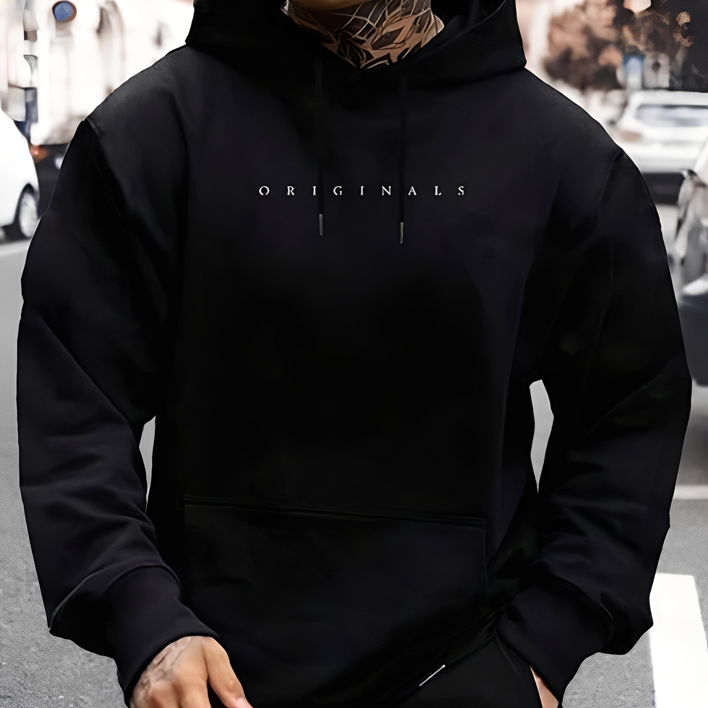 Jepson - Tyylikäs ylikokoinen huppari miehille