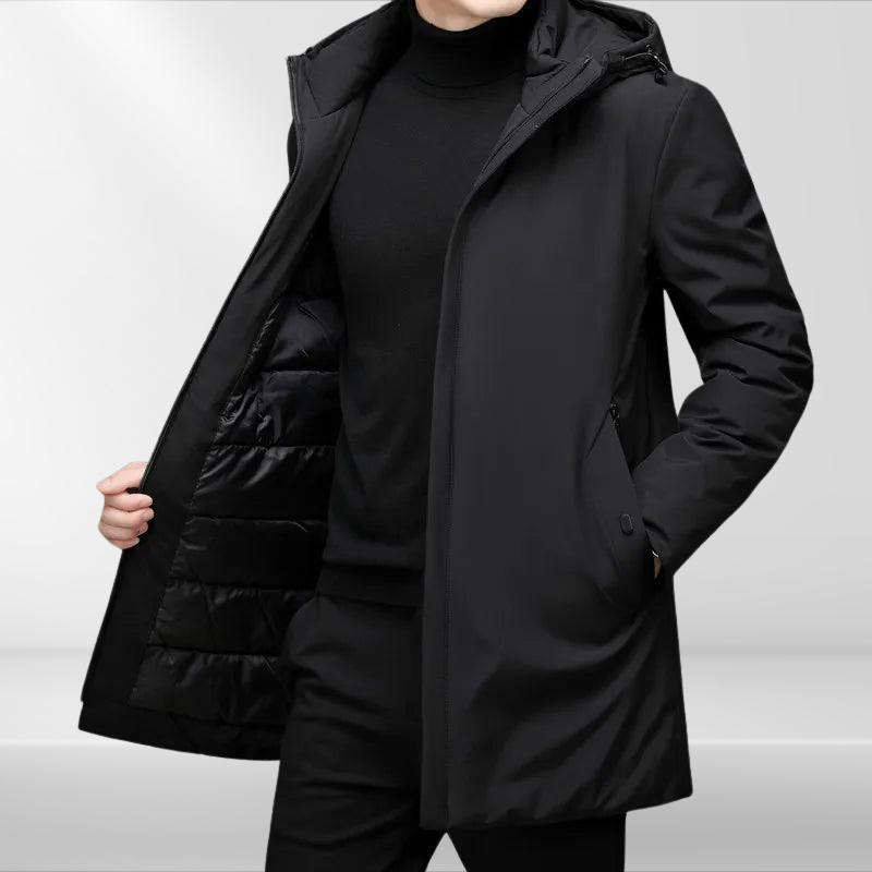 Phillipe – Aikaton Kapuzenjacke in Schwarz