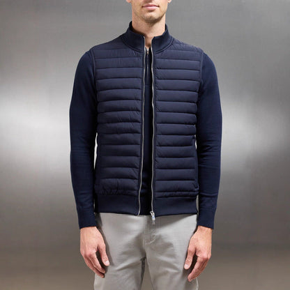 Joel - Lämmin, tikattu liivi miehille