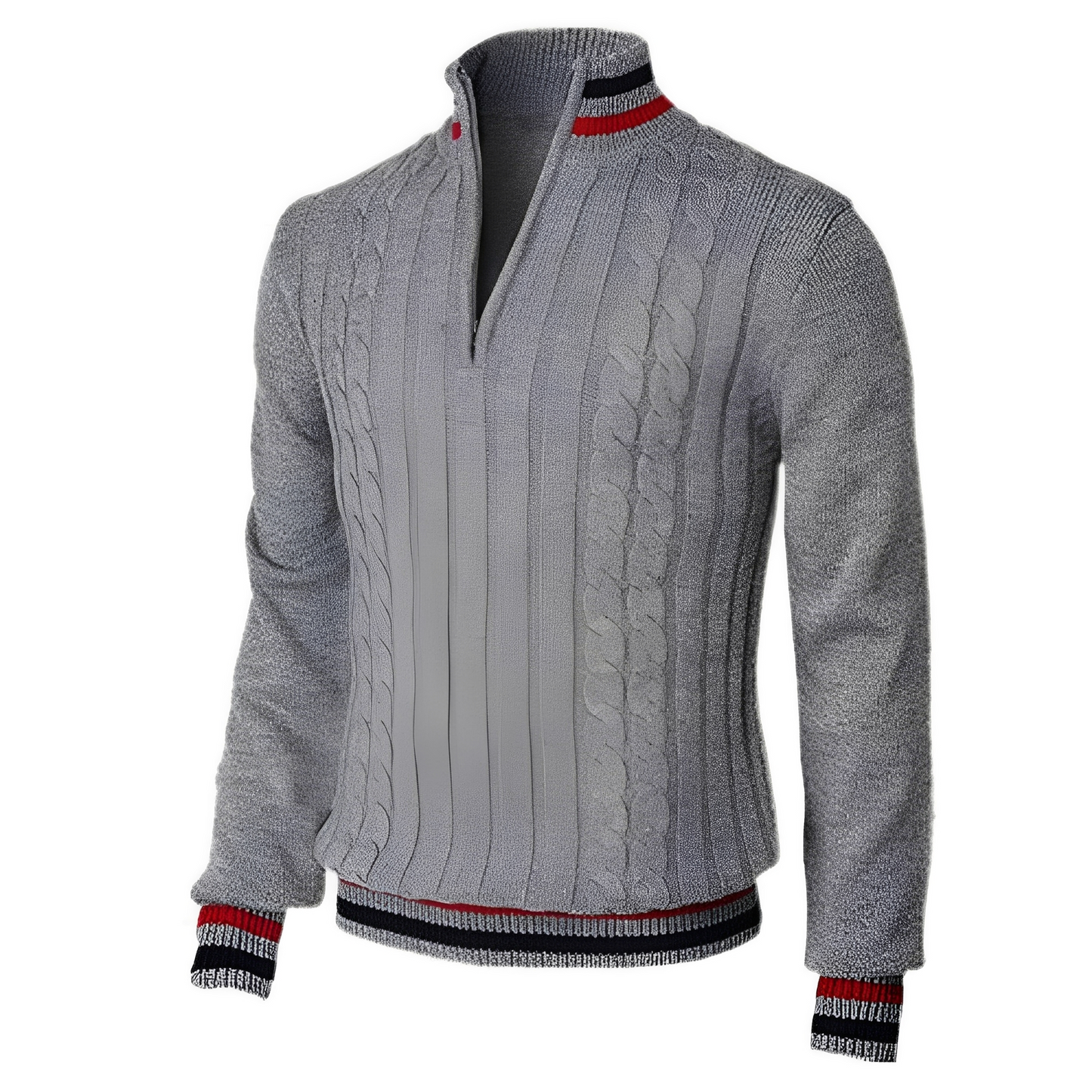 Jerry - Tyylikäs villapaita korkealla kauluksella miehille